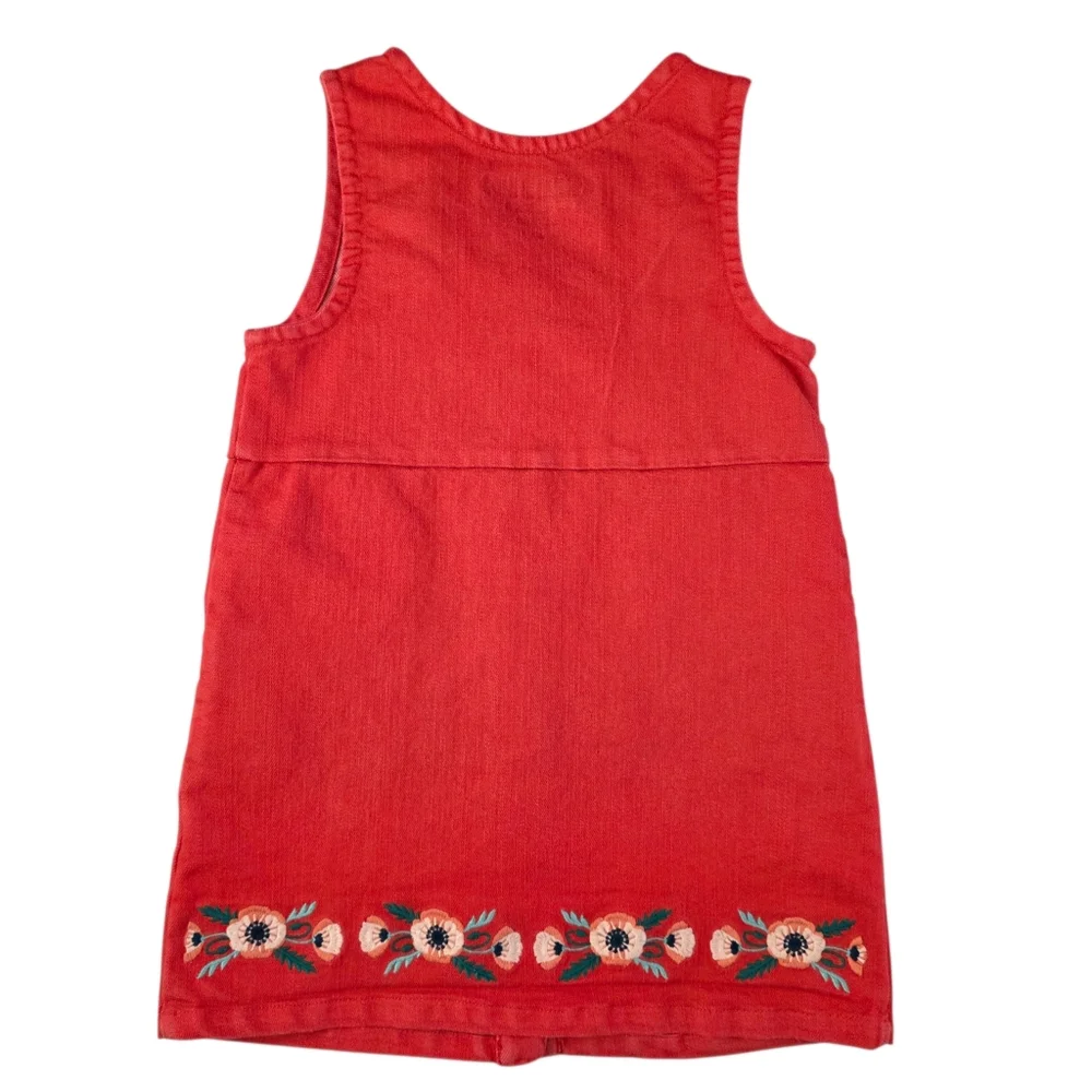 Girls 4T 4pc Spring Summer Dress Bundle Floral Gingham Cottagecore Embroidered - Picture 14 of 15